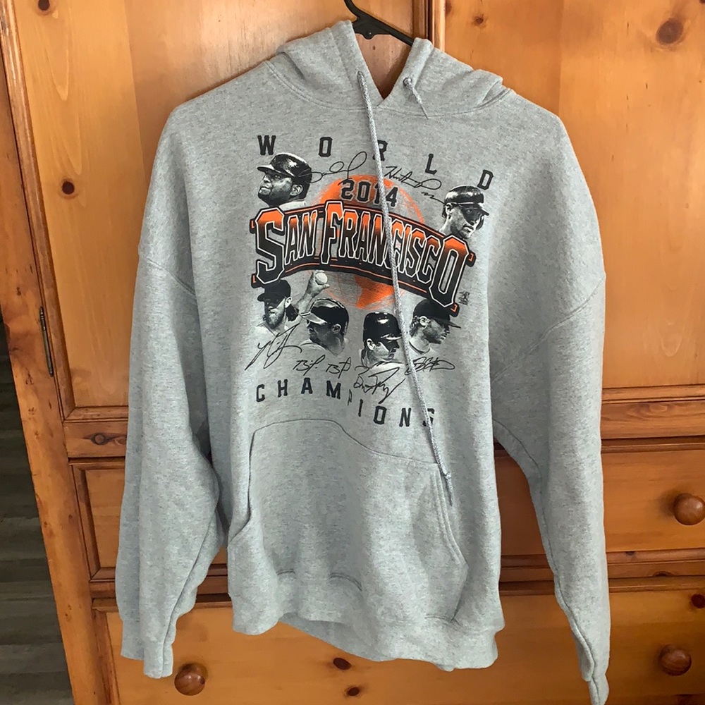 SF Giants Grey Hoodie EUC